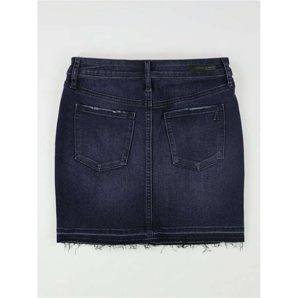 Articles of Society Womens Stacy Denim Skirt Blue 24 Walmart