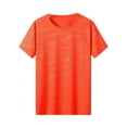thumbnail image 3 of vastwit Sports Shirts for Men Short Sleeve Quick Dry Athletic T Shirt Gym Workout Fitness Camo Active Orange 5XL, 3 of 8