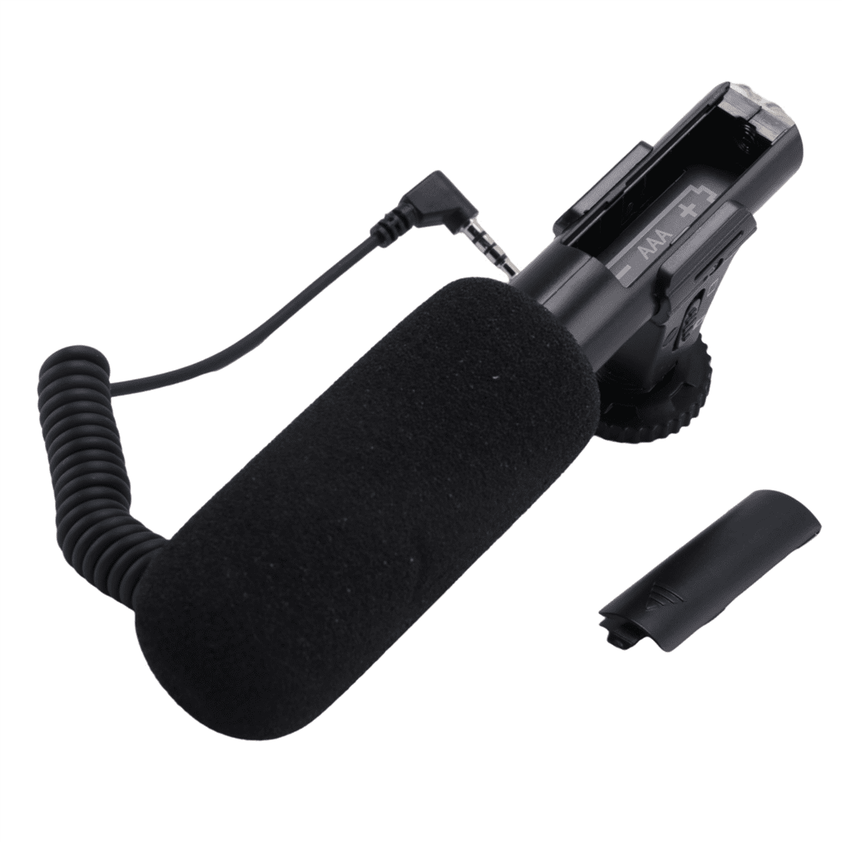 10X Updated 3.5mm HD Video Recording Microphone Smart Noise Reduction Interview Mic for Mobile Phone/SLR Camera,10 x Microphone,Black