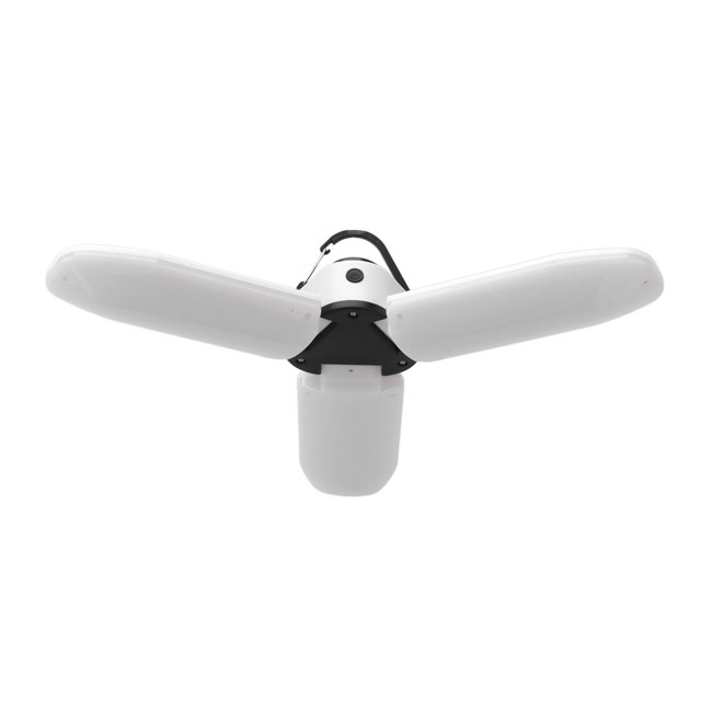 Luz solar plegable de 60 LED, 3 hojas, recargable por USB, para acampar al aire libre
