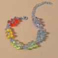 thumbnail image 2 of Cartoon Rainbow Candy Bear Ins Colored Gummy Candy Woman Bear Bounce Di Hip Hop Jelly Color Bracelet Girl Bracelet Gift, 2 of 3