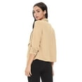thumbnail image 2 of Women's 3/4 Sleeve Open Front Casual Cardigan Blazer Jacket, 2 of 5