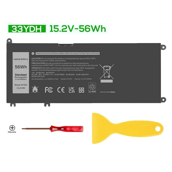 56WH 33YDH Laptop Battery For Dell Inspiron 7586 2-in-1 Series
