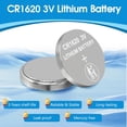 thumbnail image 2 of CR1620 3V Lithium Battery, 5 Count Pack CR 1620 3 Volt Button Coin Cell Battery for Car Key Fobs, Keyless Remotes, Watches, Garage Door Openers, Remote Controls, 2 of 7