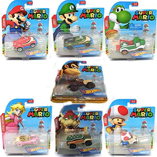 2017 Hot Wheels Super Mario Character Cars -- TOAD 6/7 -- NEW IN
