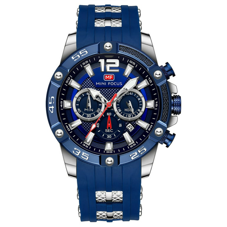 CXDa MINI FOCUS Men Fashion Sport Waterproof Luminous Luxury Analog Quartz  Watch 