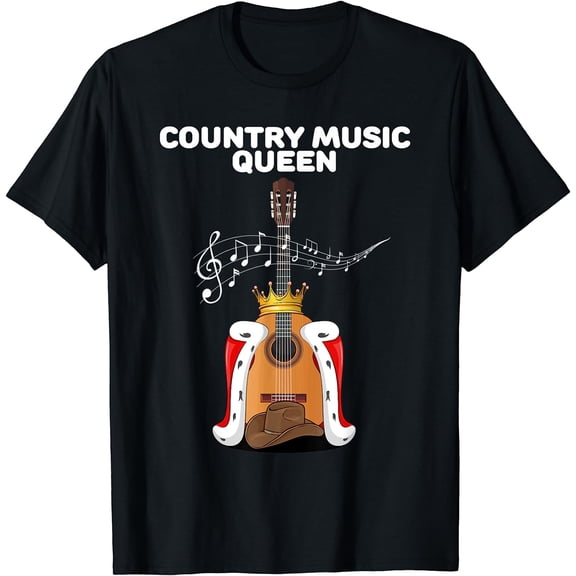 Country Music Queen | Girls Singer Womens Country Music T-Shirt