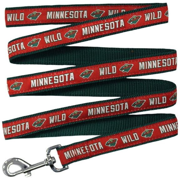 Pets First NHL Minnesota Wild Leash! Licensed, Heavy-duty, Strong, Durable Leash for Dogs, Cats