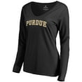 thumbnail image 2 of Women's Black Purdue Boilermakers Everyday Long Sleeve T-Shirt, 2 of 3