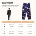 thumbnail image 5 of Fotbe Red White Blue Fireworks 1 Women's Pajama Pants,Sleepwear Pants,Pj Bottoms Drawstring And Pockets-Large, 5 of 7