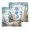 Blue Ivory, variant on Seahorse Coastal Kitchen Dish Towels for Drying Dishes Set of 3, Summer Nautical Starfish Coral Beige Waffle Weave Microfiber Hand Tea Bathroom Towels Quick Dry & Absorbent Towel 12x12
