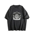 thumbnail image 4 of 230GSM Heavyweight Washed Vintage T-Shirt | Distressed Unisex Streetwear | Anime & Graphic Tees (Black), 4 of 9