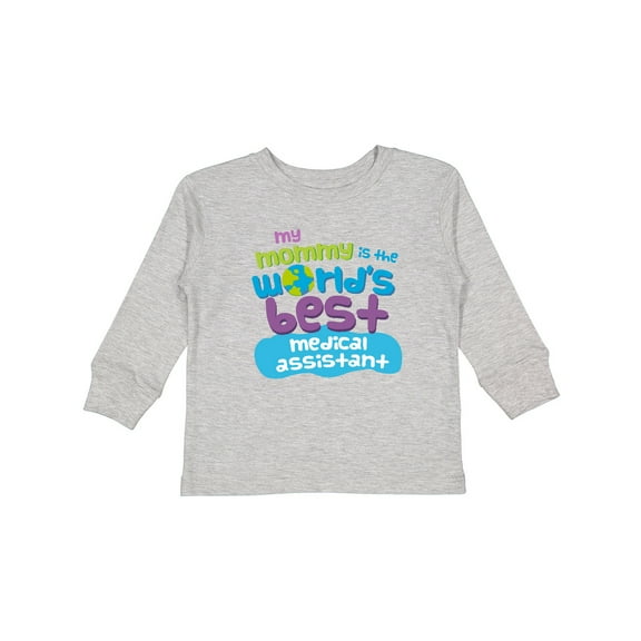 Inktastic Medical Assistant Mom Boys or Girls Long Sleeve Toddler T-Shirt