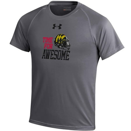 - Carbon Heather Under Armour University of Maryland Terps Boy's Tee