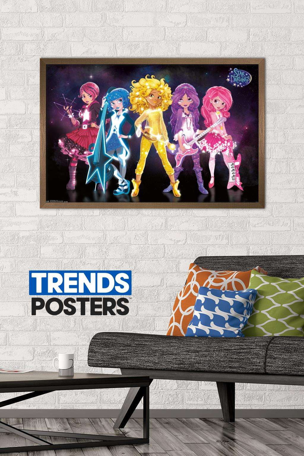Disney Star Darlings - Group Wall Poster, 22.375" x 34", Framed