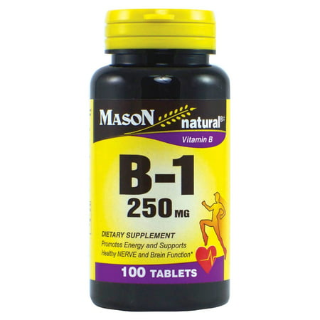 Mason Vitamines B 1 Comprimés de 250 mg, 100 Ct