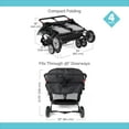 thumbnail image 4 of Foundations Sport Quad 4-Seat Stroller, Gray, 4 of 4