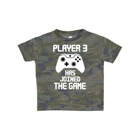 

Inktastic Player 3 Has Joined the Game Gift Toddler Boy or Toddler Girl T-Shirt