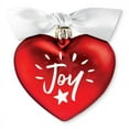 thumbnail image 3 of Lighthouse Christian Products 138268 Joy Heart of Christmas II Glass Ornament, 3 of 3