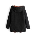 thumbnail image 3 of LUXUR Ladies Reversible Hooded Cardigan Loose Winter Outerwear Style-C XL, 3 of 3