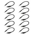 thumbnail image 1 of En cable de audio, 10PCS 2 en 1 Maleto Cable de audio macho dual Cable adaptador de audio Tecnología avanzada, 1 of 8