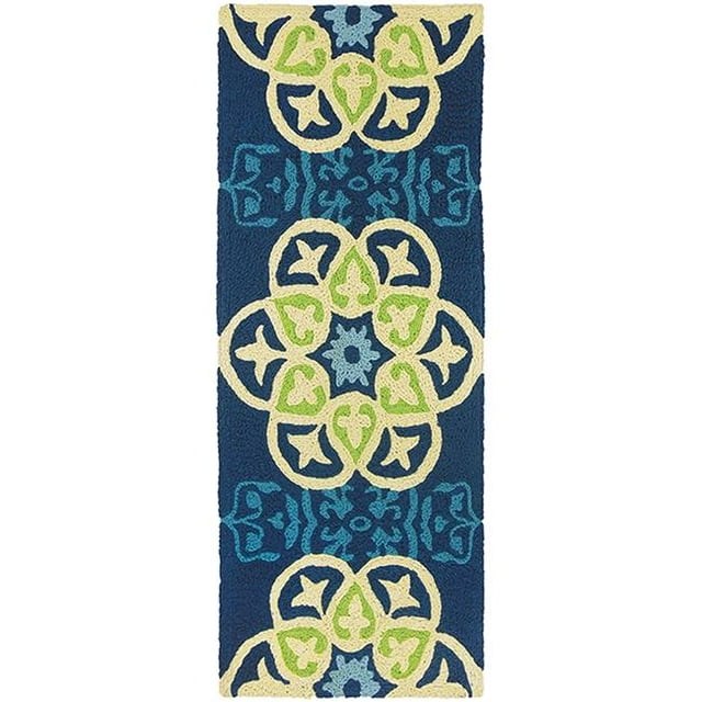 Jellybean JIO-JB142J 21 x 54 in. Barcelona Tile Indoor & Outdoor Area Rug