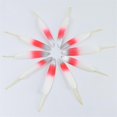 thumbnail image 3 of 12 Unidades Teñidas Natural Recortar DIY Decoración Del Partido en hogar Artesanía Sombrerería -15 Plata roja Gloria Ajuste colorido del cordón, 3 of 7