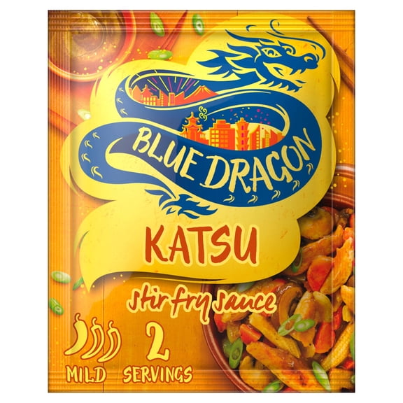 Blue Dragon Katsu Stir Fry Sauce 120g, Imported from Britain