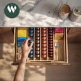 thumbnail image 3 of Larger Expandable Organizer Holder For Counter Drawer Insert - Compatible With Vertuo Capsules Tea Bags Storage (natural) 10.8" -19"w X15.67"dx1.9"h, 3 of 7