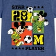 thumbnail image 3 of Disney - Mickey Soccer - Toddler & Youth Girls Short Sleeve Graphic T-Shirt, 3 of 5