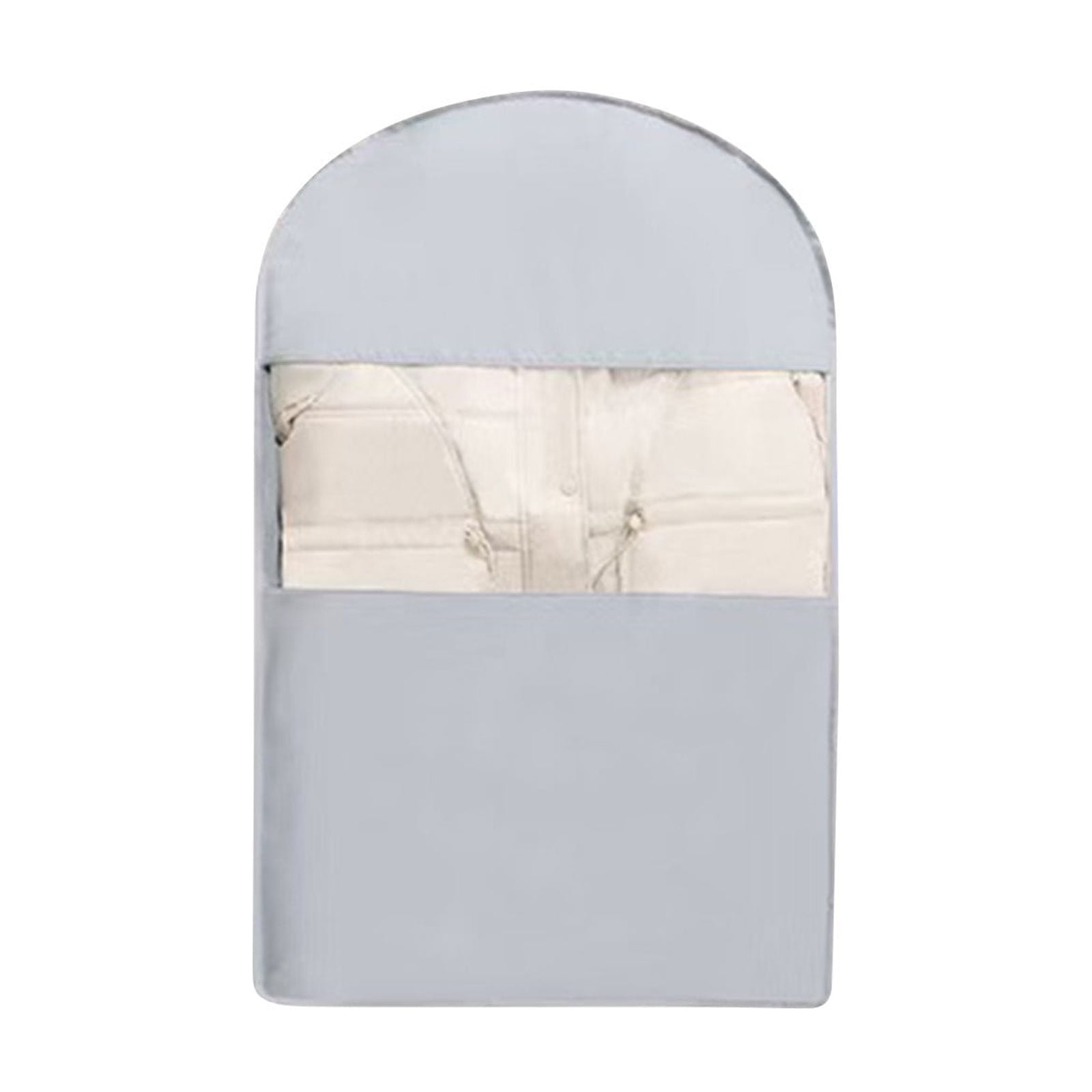 Space-Saving Hanging Garment Bag with Self-Compression Zipper, Large Wardrobe Organizer for Coats, Jackets, Suits, Waterproof and Durable, Prevents Wrinkles, Closet and Travel Storage Solution