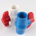 thumbnail image 2 of 20pcs 25mm PVC Ball Valve 3/4" Female Thread Globe Valve Aquarium Fish Tank Adapter Home Garden Irrigation Water Pipe Connectors
--------
,Leak Free Connections, 2 of 4