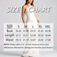 thumbnail image 4 of Morttic Women's Elegant Slanted Shoulder Satin Maxi Formal Dress – Ruched Slim Fit Perfect for Wedding Guest & Evening Party White，XL, 4 of 4