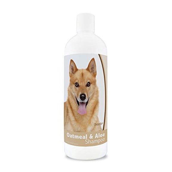 Healthy Breeds Finnish Spitz Oatmeal Shampoo with Aloe 16oz Mild & Gentle for Sensitive Skin - Hypoallergenic Formula & pH Balanced