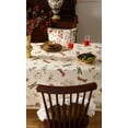 thumbnail image 4 of Mantel ISAENNE Designer Floral de lino, 160 x 240 cm, color blanco roto, 4 of 9