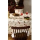 thumbnail image 4 of Mantel ISAENNE Designer Floral de lino, 160 x 240 cm, color blanco roto, 4 of 9