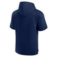 thumbnail image 3 of Men's Fanatics Navy Michigan Wolverines Ready Short Sleeve Pullover Hoodie, 3 of 3