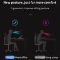 thumbnail image 4 of SeekLGT Aluminum black Laptop Stand, Ergonomic Notebook Holder for Desk, Metal Laptop Riser for Computer, Adjustable Laptop Desk Stand Compatible with All Laptops, 1pc, 4 of 9