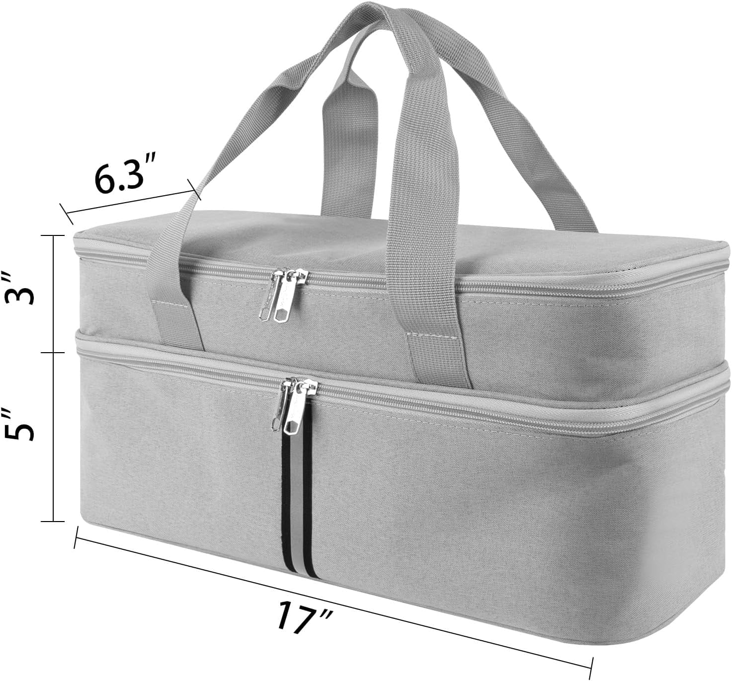 Immersion Hand Blender Stora Bag - Light Grey, Portable Handheld/Stick Blender Travel Organizer (Bag Only)