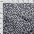 thumbnail image 2 of oneOone Georgette Viscose Gray Fabric Giraffe Animal Skin Diy Clothing Quilting Fabric Print Fabric By Yard 42 Inch Wide, 2 of 4
