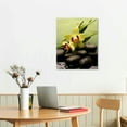 thumbnail image 2 of Chilfamy Fall Decor Spa Stones and Orchids Canvas Wall Art Picture 16x20in for Living Room Bedroom Art Modern 16x20in, 2 of 3