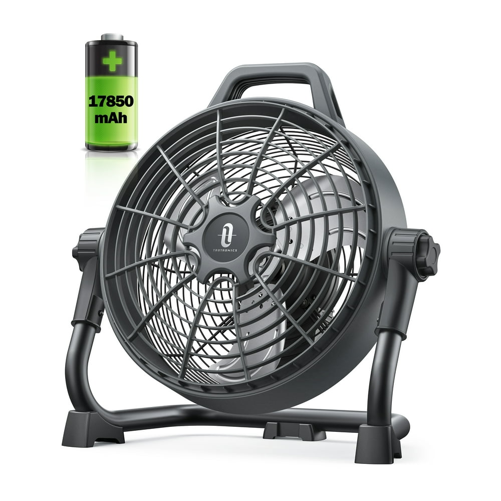 TaoTronics Rechargeable Floor Fan, 17850mAh Battery Outdoor Portable