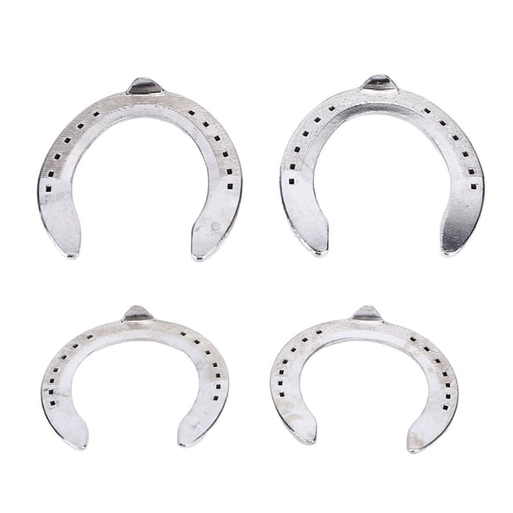 Herraduras Ligeras de aleación de Aluminio de 4 Piezas para Montar a Caballo Accesorio Duradero y Confiable para Granja de Hipódromo ANGGREK Otros