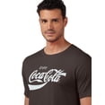 thumbnail image 2 of Remera Coca-Cola para Hombre de los Años Ochenta, Manga Corta, Carbón, Talle Grande, 2 of 4