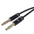 thumbnail image 3 of 3.5mm Auxiliary Audio Splitter Cable Separate Gaming Headset TRRS to Microphone & Headphone Port Independent (12inch / 30cm), 3 of 4