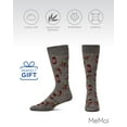 thumbnail image 6 of MeMoi Hot Stuff Sriracha Bamboo Blend Men's Crew Socks - Mens - Male, 10-13, Asphalt, 6 of 10