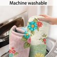 thumbnail image 5 of Pioneer Flower Floral Print Pattern Bathroom Rugs Mat, Non Slip Microfiber Bathroom Rug with Rubber Backing, Soft Mats for Bathroom Floor Tub Shower, 24"x60", 5 of 5