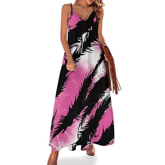 Animal Print Patterns Sleeveless Dress for Women Clothing Female Women's Summer Skirt