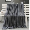 thumbnail image 2 of YUEHAO Super Soft Warm Solid Warm Micro Plush Fleece Blanket Throw Rug Sofa Bedding Flannel Massage Blanket Gray, 2 of 2