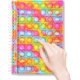 thumbnail image 1 of Fidget Notebook, Fidget Cuaderno en espiral, Push Pop Bubble Fidget Juguete sensorial Papelería para aliviar el estrés, Cuadernos de composición portátiles para la escuela Offi, 1 of 5